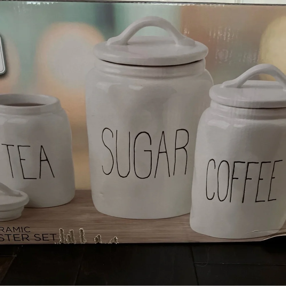 Parini 3 piece Canister set NWT